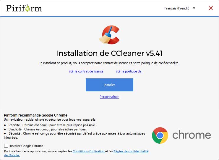 Installer CCleaner