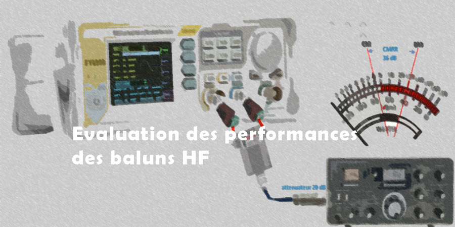 Evaluation des performances des baluns HF dans le domaine temporel