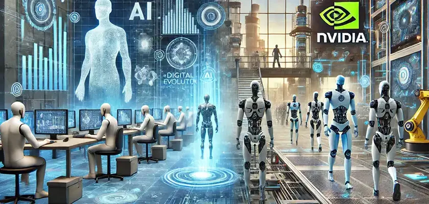 Vision de l'Avenir de l'IA : De la Main-d'œuvre Numérique aux Robots Physiques, Selon Jensen