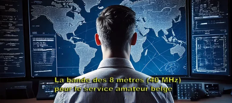 Synthèse de l’obtention de la bande des 8 mètres (40 MHz) pour le service amateur belge.