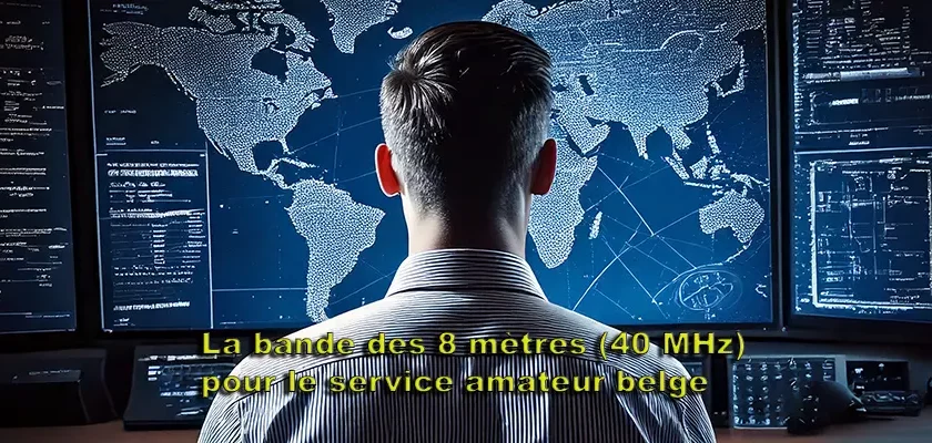 Synthèse de l’obtention de la bande des 8 mètres (40 MHz) pour le service amateur belge.
