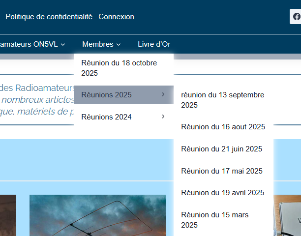 Petite modification du site